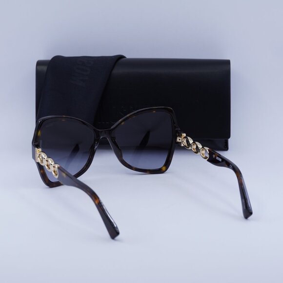 Moschino MOS099/S 0086 9O Butterfly Sunglasses - Havana/Grey Gradient main image 11